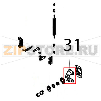 Distanziale bruciatore Angelo Po 191PD1G Distanziale bruciatore Angelo Po 191PD1GЗапчасть на деталировке под номером: 31