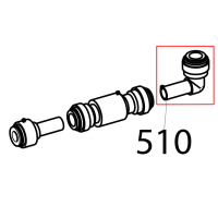 Elbow with hold D.10 Tecnoinox EFB10DSL