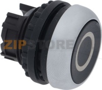 PULSANTE RASATO NERO SIMBOLO O