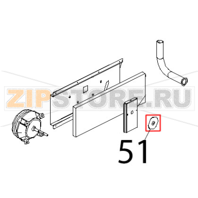 Griglia laterale DX/SX inox gastronomia 5TG Unox XV 703G Griglia laterale DX/SX inox gastronomia 5TG Unox XV 703GЗапчасть на деталировке под номером: 51