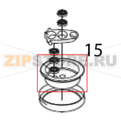 Tray Hurakan HKN-KS5 Tray Hurakan HKN-KS5Запчасть на деталировке под номером: 15