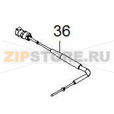 Pin probe Sagi TF101S Pin probe Sagi TF101SЗапчасть на деталировке под номером: 36Название запчасти на английском языке: Pin probe Sagi TF101S