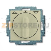 Выключатель жалюзи с поворотной ручкой и фиксацией, шампань ABB 2CKA001101A0926