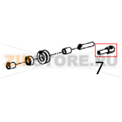 Eccentric axle Escher PM 60-V Eccentric axle Escher PM 60-VЗапчасть на деталировке под номером: 7