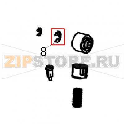 E Snap ring Sato LT408 LH E Snap ring Sato LT408 LHЗапчасть на деталировке под номером: 8Название запчасти на английском языке: E Snap ring Sato LT408 LH.