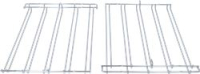SHELF GUIDE SUUPORT KIT ELECTROLUX 40554