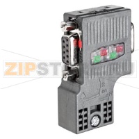 SIMATIC DP, ШИННЫЙ СОЕДИНИТЕЛЬ ДЛЯ ПОДКЛЮЧЕНИЯ К СЕТЯМ PROFIBUS ДО 12 МБИТ/С, ОТВОД КАБЕЛЯ ПОД УГЛОМ 90 ГРАДУСОВ, 15,8 X 59 X 35,6 MM (ШXВXГ), IPCD, ТЕХНОЛОГИЯ FAST CONNECT, С РАЗЪЁМОМ ДЛЯ ПОДКЛЮЧЕНИЯ ПРОГРАММАТОРА Siemens 6ES7972-0BB52-0XA0