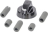 KNOB UNIVERSAL NICKEL N.+ 5 FITTINGS