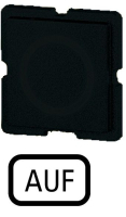 Шильдик, черный, ON Eaton 172TQ25