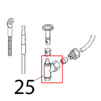 Pilot burner body Ø: 0.25 Angelo Po 1G1BR1G
