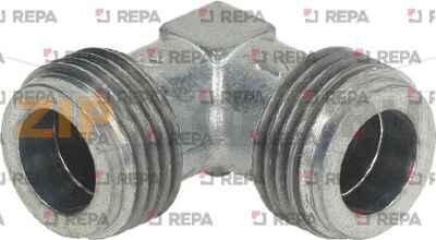 FITTING 90° GAS HOSE THREADED 