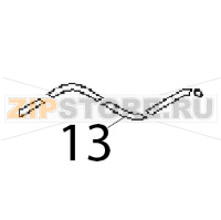 Tubo spia pilota flessibile L=750 Angelo Po 1G1CP2G