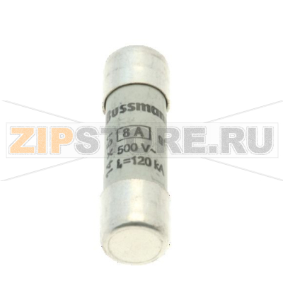 Предохранитель, 8 A, AC 690 В, 80 кА, 14x51 мм, gL/gG, IEC Eaton CYLINDRICAL FUSE 14x51 8A GG 6 