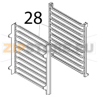 Coppia p/vassoi brillantati Angelo Po FX101G2