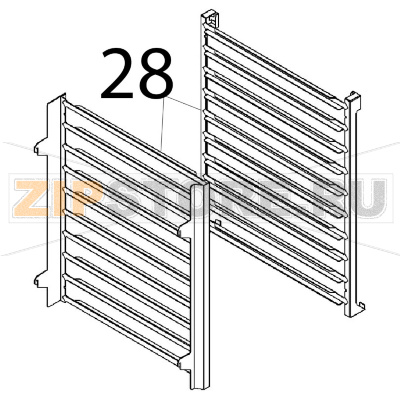 Coppia p/vassoi brillantati Angelo Po FX101G2 Coppia p/vassoi brillantati Angelo Po FX101G2Запчасть на деталировке под номером: 28