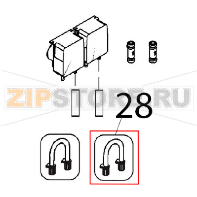 Tubo gomma pompa detergente Angelo Po FX201G3 Tubo gomma pompa detergente Angelo Po FX201G3Запчасть на деталировке под номером: 28