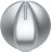 KNOB NL 102/CHROME SILVER-PLATED