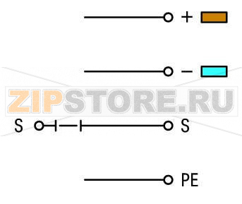 4-проводные клеммы с датчиком; с цветн. отверст. для ввода проводников; 2,5 мм; CAGE CLAMP®; 2,50 mm; серые Wago 280-573 Примечание:Terminating Aluminum ConductorsWAGO spring clamp terminal blocks are suitable for solid aluminum conductors up to 4 mm?/12 AWG if WAGO “Alu-Plus” Contact Paste is used for termination.“Alu-Plus” Contact Paste Advantages:Automatically destroys the oxide film during clamping.Prevents fresh oxidation at the clamping point.Prevents electrolytic corrosion between aluminum and copper conductors (in the same terminal block).Provides long-term protection against corrosion....