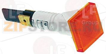 ЖЕЛТАЯ ИНДИКАТОРНАЯ ЛАМПОЧКА 220/380В 