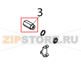 Raccordo premistoppa Angelo Po AT61EW Raccordo premistoppa Angelo Po AT61EWЗапчасть на деталировке под номером: 3