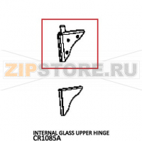 Internal glass upper hinge Unox XB 693