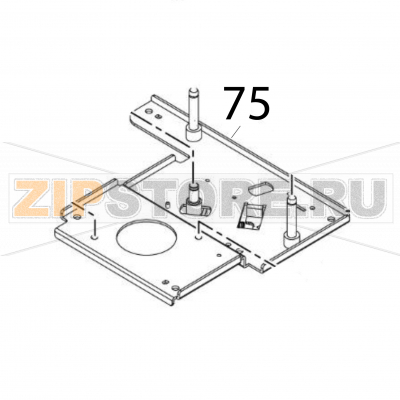 Gear frame set Sato CL6NX Plus Gear frame set Sato CL6NX PlusЗапчасть на деталировке под номером: 75Название запчасти на английском языке: Gear frame set Sato CL6NX Plus.