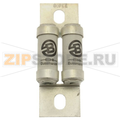Предохранитель, 80 A, AC 690 В, DC 500 В, 200 кА, BS88, 19x77 мм, aR, BS Eaton 80A 690V IEC AC BS 