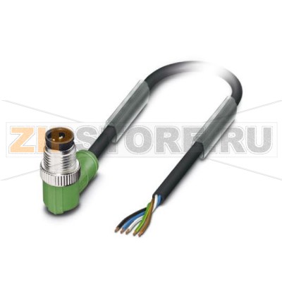 Кабель для датчика / исполнительного элемента Phoenix Contact SAC-5P-M12MR/1,5-PUR 5-полюсн., PUR без галогенов, темно-серый RAL 7021, Штекеры угловой M12, А-кодирование, к свободный конец, Длина кабеля: 1,5 м.Минимальный заказ: 1 шт.Упаковка: 1 шт.