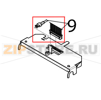 Cable printhead CAB EOS5 Cable printhead CAB EOS5Запчасть на деталировке под номером: 9