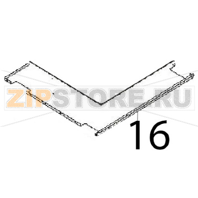 Bottom insulation retainer Angelo Po FM1011E2 Bottom insulation retainer Angelo Po FM1011E2Запчасть на деталировке под номером: 16