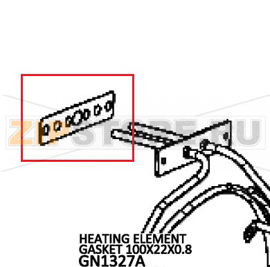 Heating element gasket 100X22X0.8 Unox XFT 195 Heating element gasket 100X22X0.8 Unox XFT 195Запчасть на деталировке под номером: 45Название запчасти на английском языке: Heating element gasket 100X22X0.8 Unox XFT 195