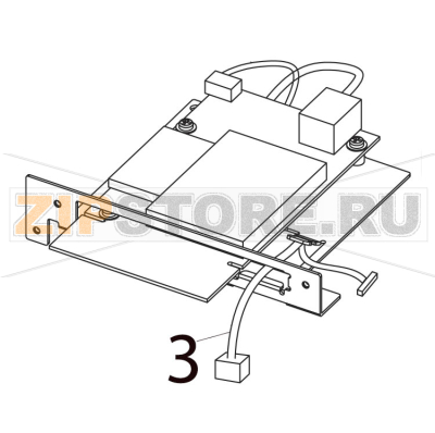 LAN Cable Toshiba TEC B-SX4T-GS20-QM-R LAN Cable Toshiba TEC B-SX4T-GS20-QM-RЗапчасть на деталировке под номером: 3