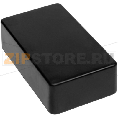 Корпус универсальный 124x72x38 мм, черный, 1 шт TRU Components TC-7910892 