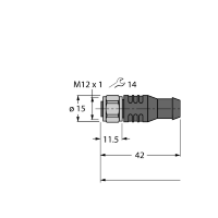 Кабель PUR Turck RKCV4.5T-30/TXL