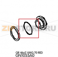 Or 46X2 VMQ 70 red Unox XB 893