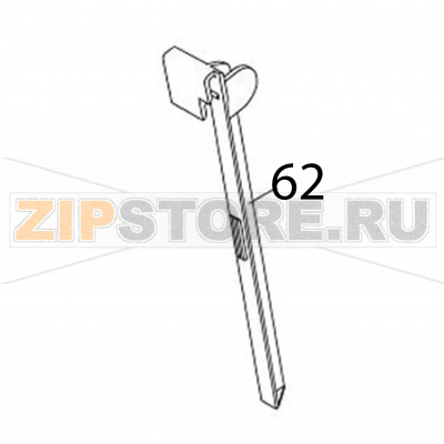 Label guide Sato TG308 Label guide Sato TG308Запчасть на деталировке под номером: 62Название запчасти на английском языке: Label guide Sato TG308.