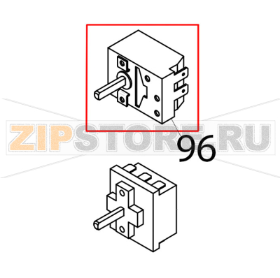 Thermostat L=1000 Piron P920RXS Thermostat L=1000 Piron P920RXSЗапчасть на деталировке под номером: 96