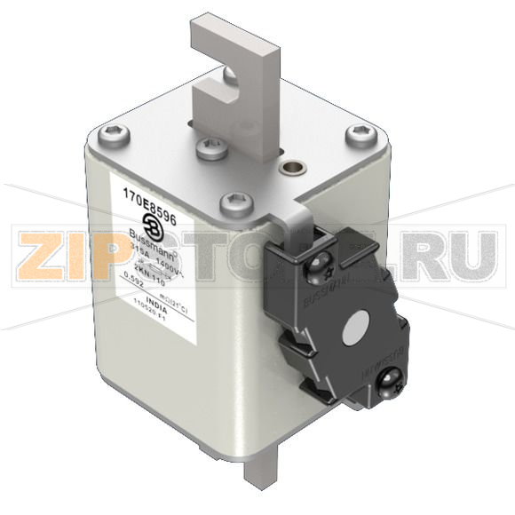 Предохранитель, 315 A, AC 1400 В, DIN 2, aR, DIN, Индикатор типа К Eaton FUSE 315A 1400V 2KN/110 AR 