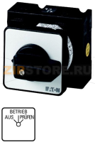 Переключатель режимов, контакты: 2, 32 A, 45°, с фиксацией Eaton T3-1-15059/E