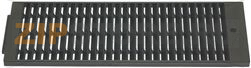 FIANCHETTO IN PLASTICA GRIGLIATO NERO 