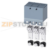 Wire Connector for 6 cables; 3 pcs.; incl. Terminal Cover Extended with probe holes for voltage test; accessory for: 3VA6 150/250 Plug-in/Draw-out Base 3VA6 150/250 Siemens 3VA9243-0JF68