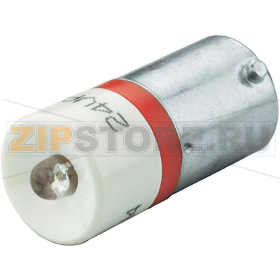 Светодиод, цоколь: BA9s, красный, 10 шт Schlegel LD9-24UR 