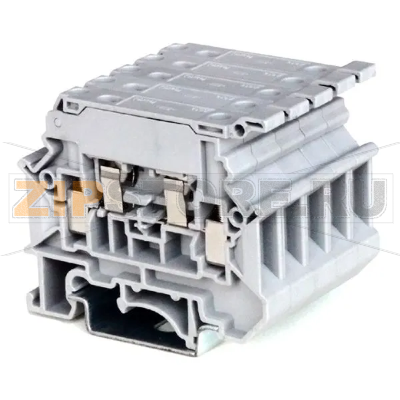 Клемма универсальная со светодиодом 12-30 В, серая CHIKU RUT 4-HESI LED 24 