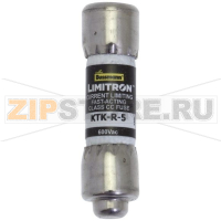 Предохранитель, 5 A, AC 600 В, 200 кА, 10x38 мм, CC, UL, быстродействующий Eaton CLASS CC FAST AC