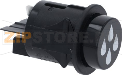 UNIPOLAR BLACK 16A BUTTON WITH UNSTABLE 