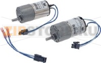 DC motor with gear for drain outlet