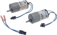 DC motor with gear for drain outlet