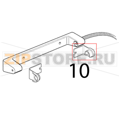 Plastikabdeckung Scotsman EC 126 AS Plastikabdeckung Scotsman EC 126 ASЗапчасть на деталировке под номером: 10