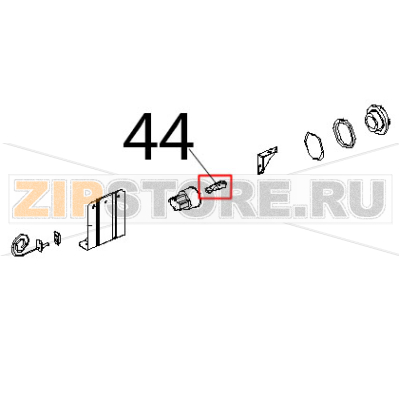Lampada alogena 40 W, 230 V Unox XF 188 Lampada alogena 40 W, 230 V Unox XF 188Запчасть на деталировке под номером: 44