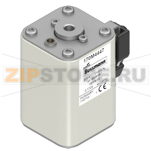 Предохранитель, 630 A, AC 1100 В, 100 кА, size 1, 53x69x80 мм, aR, IEC UL Eaton FUSE 630A 1100 